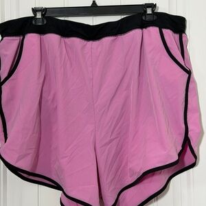 Torrid Pink Swim Shorts with Black Trim